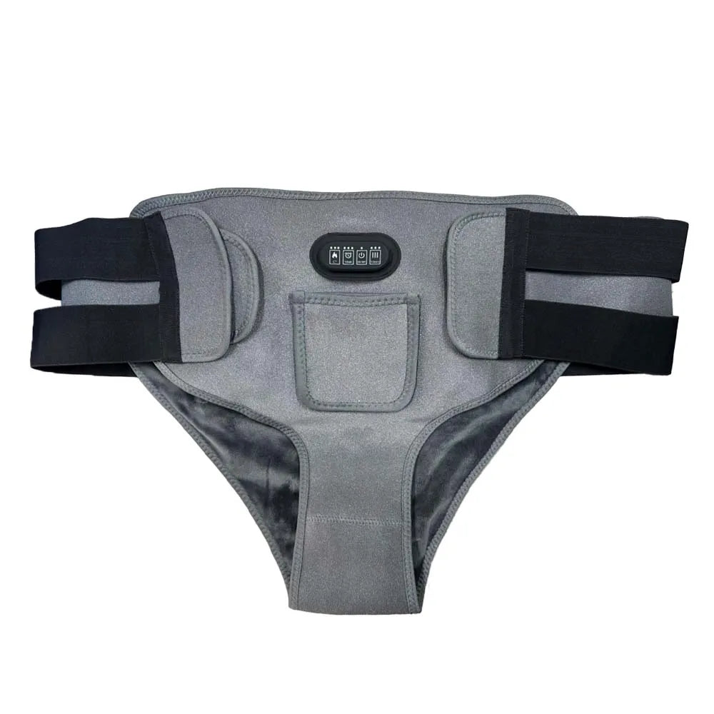 660nm Red Light Therapy Massage Briefs 162 LED 4 Motor Heating 3 Gear Abdominal&Hip Massager Therapy Underwear for Men Women