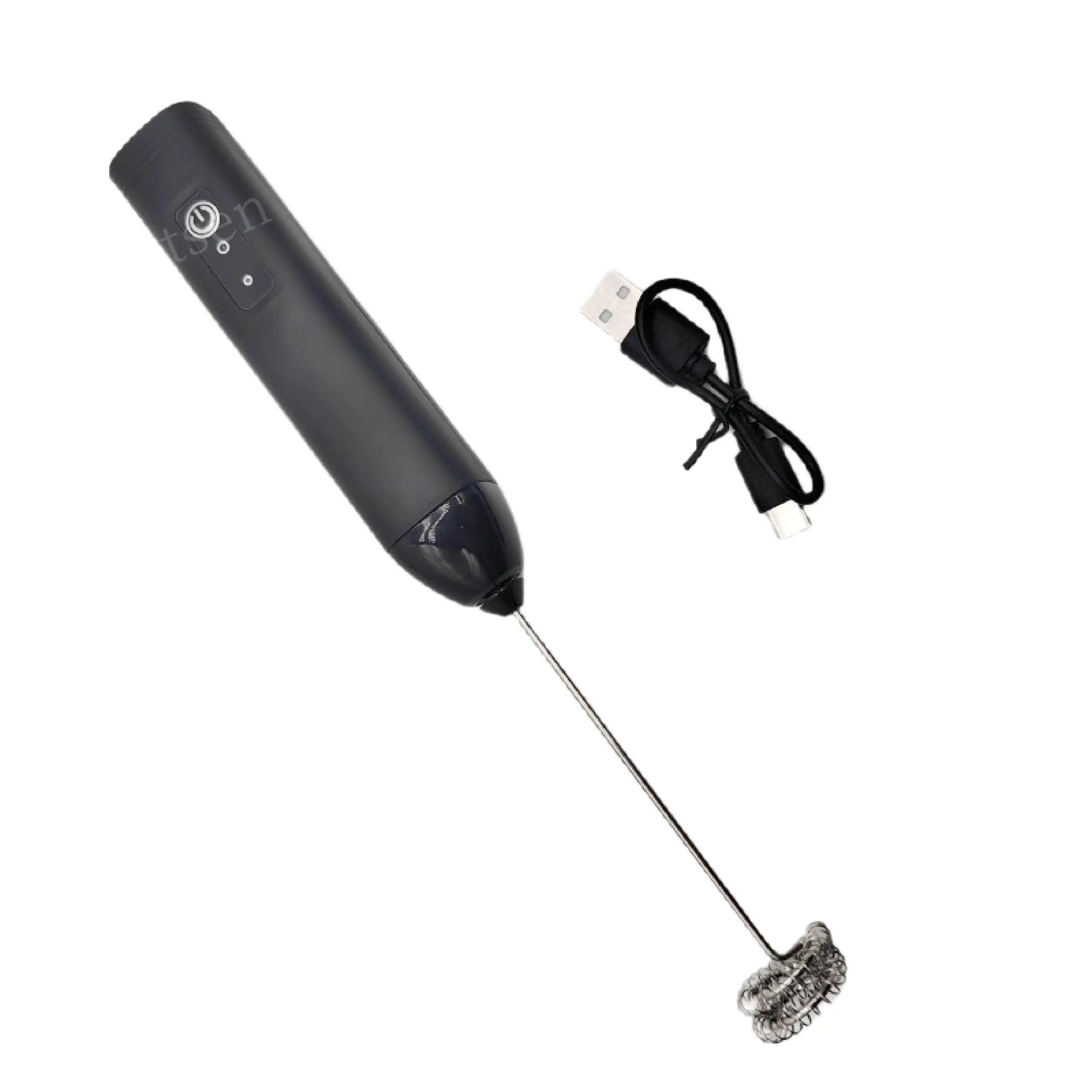 MINI Milk Frother USB Rechargeable 3 Speeds Foam Maker Coffee Whisk Mixer Electric Handle Blender Egg Beater Hot Cooking Tools