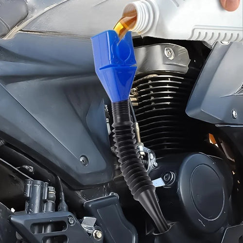 1/3pcs Telescopic Car Refueling Funnel Universal Engine Oil Gasoline Filter Transfer Funnels Tool Foldable Portable Funnels