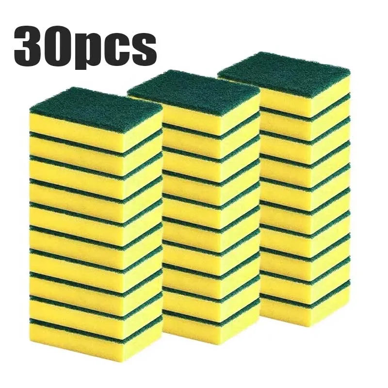 Highly absorbent double-sided sponge magic cleaning pot rust sponge cleaning brush kitchen cleaning tool